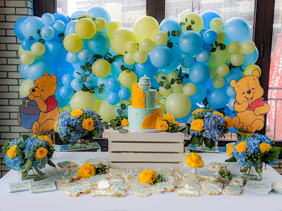 Winnie the Pooh Themed Baby Shower in Chicago - MunaMommy