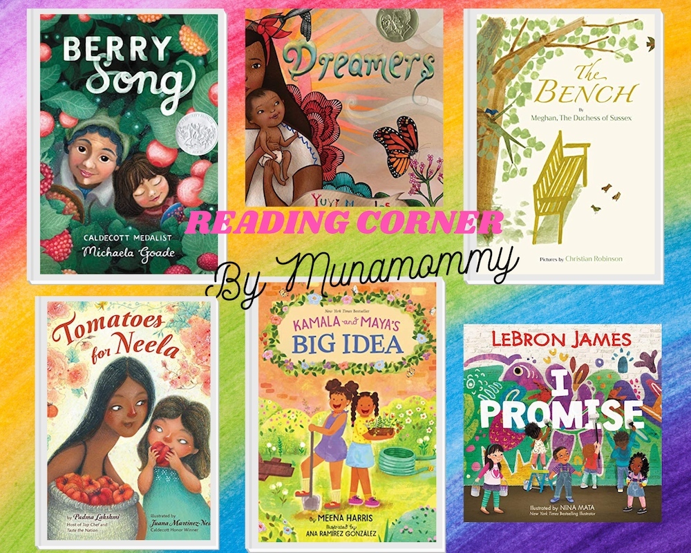 On the blog, we've got our fave books for summer reading with your child. Click the link to see our top picks.⁠
⁠
Featured Books: ⁠
⁠
Change Sings: A Children’s Anthem⁠
Leila in Saffron⁠
Tomatoes for Neela⁠
The Bench⁠
Harlem Grown: How One Big Idea Transformed a Neighborhood⁠
P Is for Poppadoms!: An Indian Alphabet Book ⁠
Mae Among the Stars⁠
Kamala and Maya’s Big Idea ⁠
Bunheads⁠
Berry Song⁠
Dreamers⁠
Our Double Fifth Celebration: Dragon Boat Festival, Children’s Day and Dano⁠
You Matter⁠
Hair Love⁠
I Promise⁠
⁠
⁠
https://www.munamommy.com/15-childrens-books-for-summer-reading-written-by-authors-of-color/⁠
⁠
⁠
#Ootd #melanin #babyfever #motherhood #blackmoms #babies #love #happy #mom #greatness #blacklove #mompreneur #millennialmoms #blackmotherhood #momlife #blackmamas #maternity #inlove #munaluchi #blessed #mombloggers #smile #munababy #mommyblog #munamommy